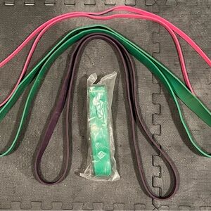 Bundle of 4 exercise bands